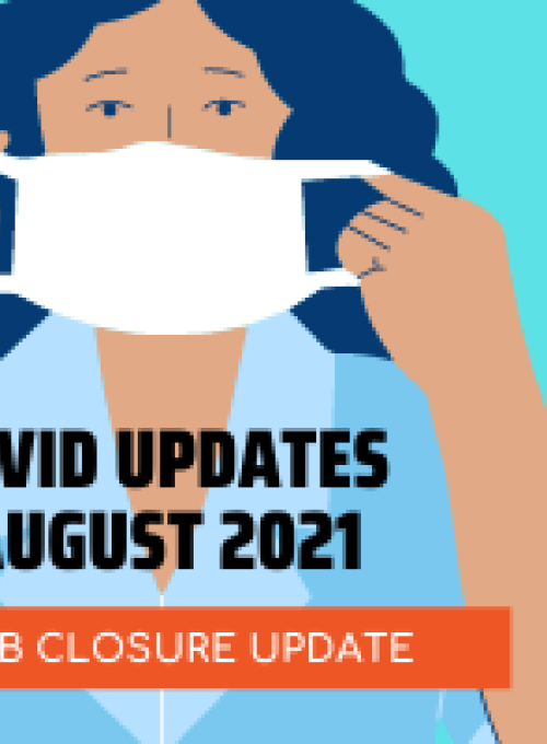 Covid Updates Graphic August 2021